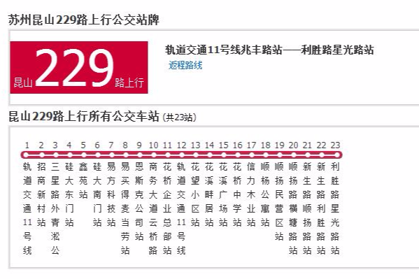 蘇州公交崑山229路