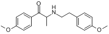 2-（4-甲氧基苯乙胺基）-1-（4-甲氧基苯基）丙基-1-酮