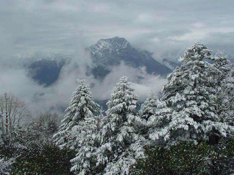 嵐安雪景