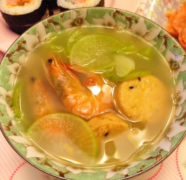 蝦乾青蘿蔔湯