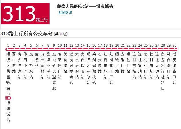 佛山公交313路