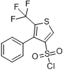 4-苯基-5-（三氟甲基）噻吩-3-磺醯氯