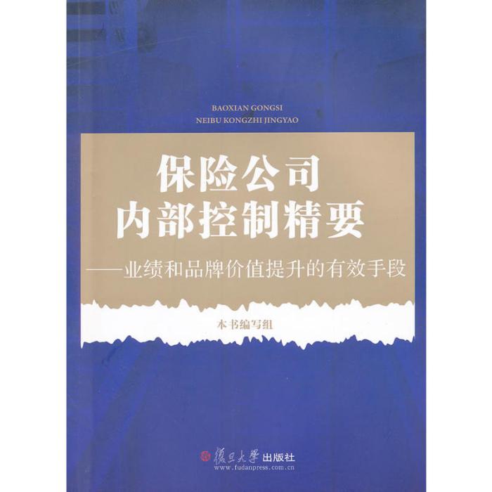 保險公司內部控制精要：業績和品牌價值提升的有效手段(保險公司內部控制精要)