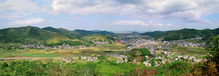 小沙街道航拍圖