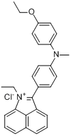 2-[4-[（4-乙氧基苯基）甲基氨基]苯基]-1-乙基苯並[CD]吲哚鎓氯化物