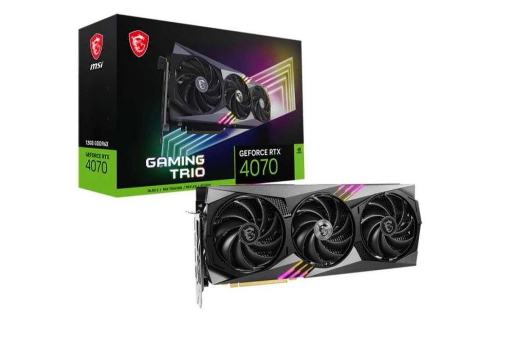 微星GeForce RTX 4070 GAMING X TRIO 12G