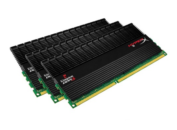 金士頓HyperX T1 Black 24GB DDR3 1600 三通道套裝(KHX1600C9D3T1BK6/24GX)