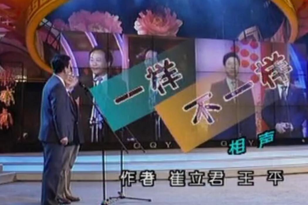 一樣不一樣(1996年春晚相聲)