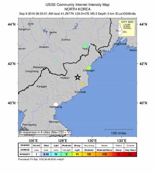 9·9朝鮮核試驗