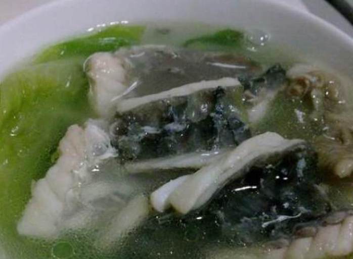 生菜疙瘩鱔魚湯