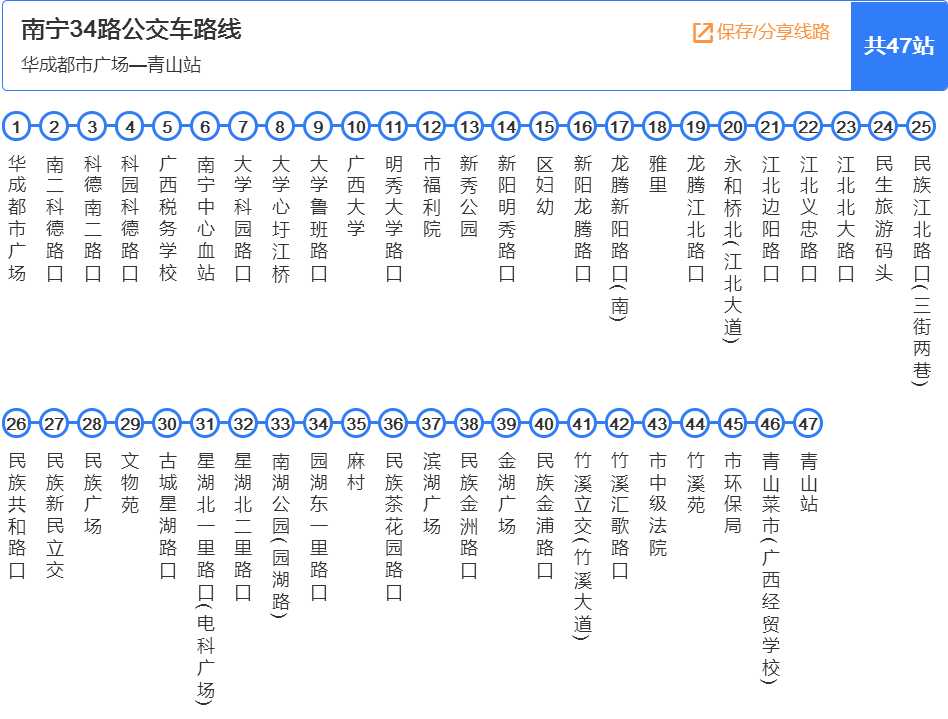 南寧公交34路