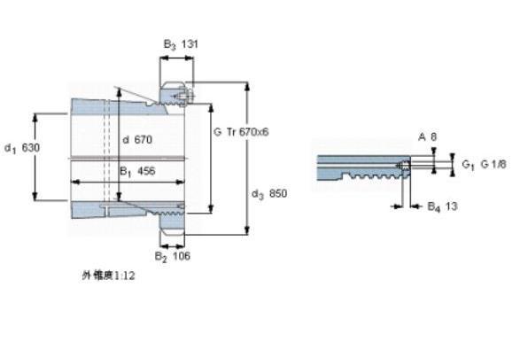 SKF OH31/670H軸承