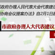 北京市人民政府辦理人民代表大會代表建議、批評、意見和人民政治協商會議委員提案暫行辦法