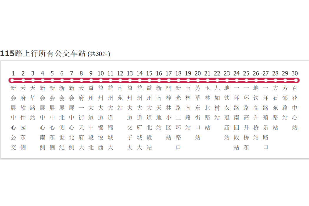 成都公交115路