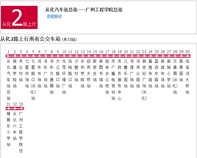 廣州公交從化2路