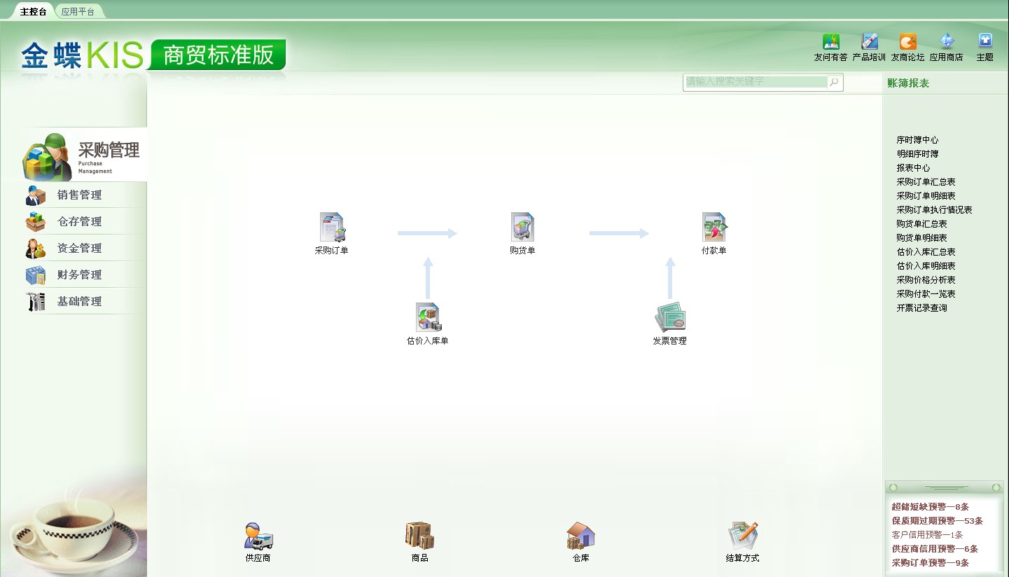 金蝶KIS商貿標準版