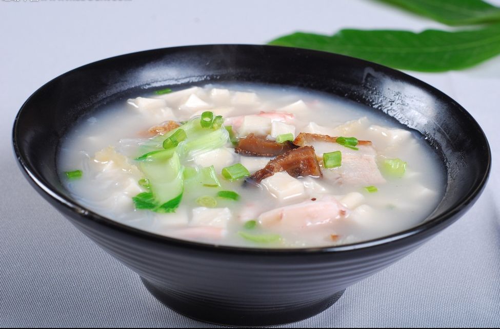 白菜北菇豆腐湯