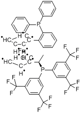 (R)-1-（(RP)-2-[2-（二苯基膦）苯基]二茂鐵基）乙基二[3,5-二（三氟甲基）苯基]膦