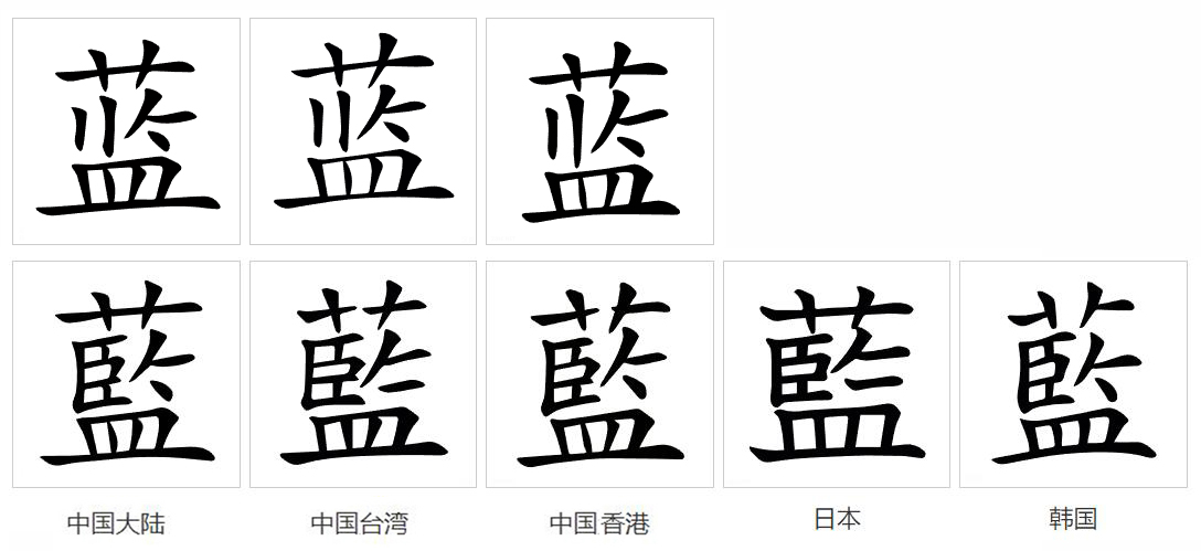 藍(漢語文字)