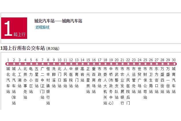 廣安公交1路