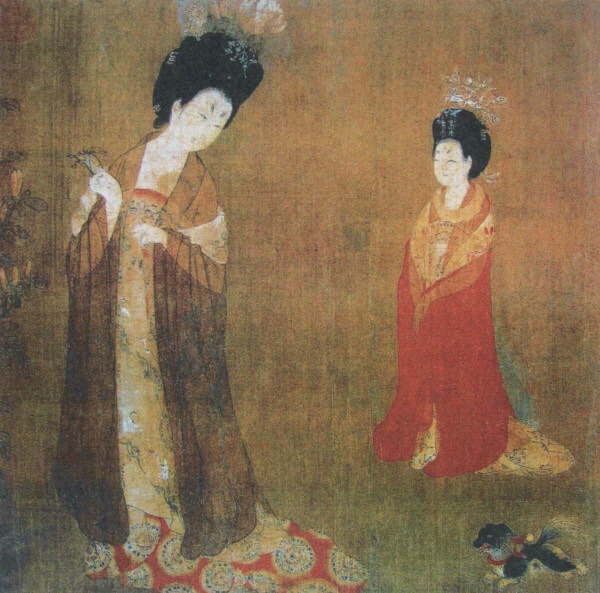 簪花仕女圖