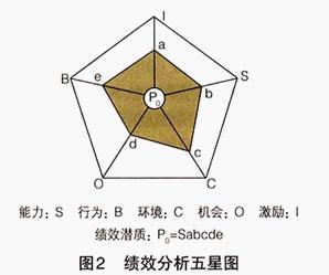 績效分析五星圖