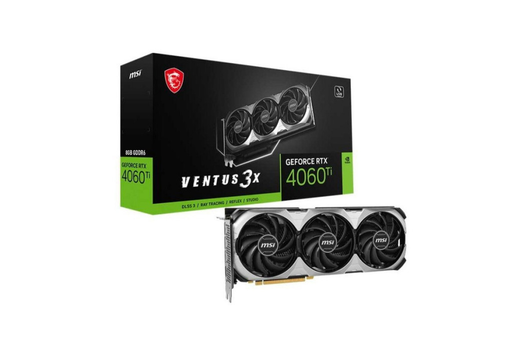 微星GeForce RTX 4060 Ti VENTUS 3X 8G