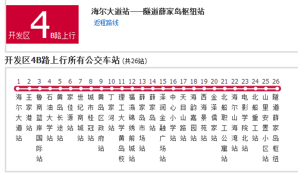 青島公交開發區4B路