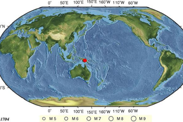 4·7巴布亞紐幾內亞地震