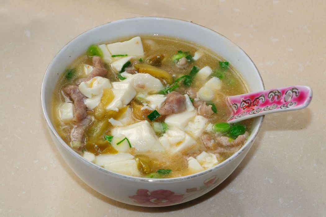 榨菜肉絲豆腐