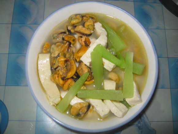 淡菜豆腐湯