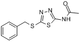2-乙醯氨基-5-苯甲硫基-1,3,4-噻二唑