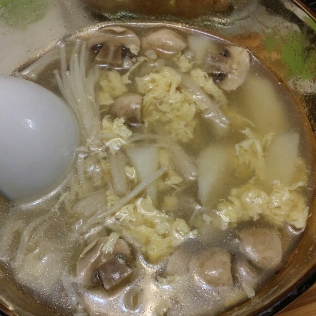 蘑菇金針菇山藥湯