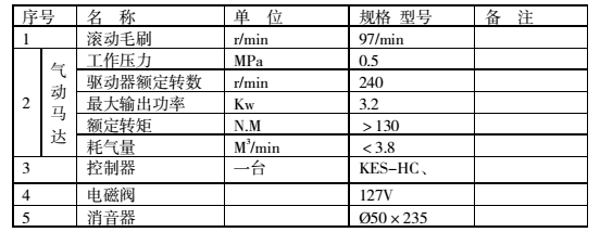 性能及技術指標