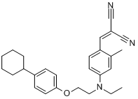 N-[2-（4-環己基苯氧基）乙基]-N-乙基-4-（2,2-二氰基乙烯基）-3-甲苯胺