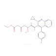 (E)-7-[2-環丙基-4-（4-氟苯基）-3-喹啉基]-5-羥基-3-氧代-6-庚烯酸乙酯
