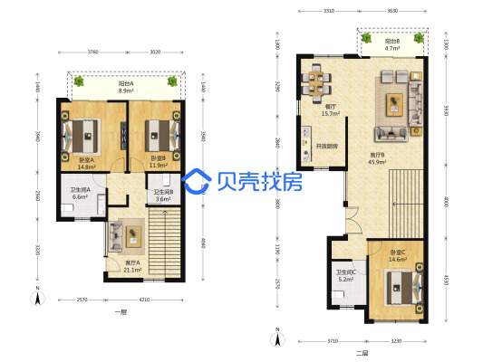 東方庭院(公寓)戶型圖