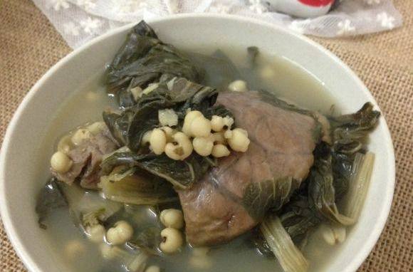 豬腱肉煲菜乾湯