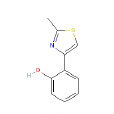 2-（2-甲基噻唑基-4-基）苯酚