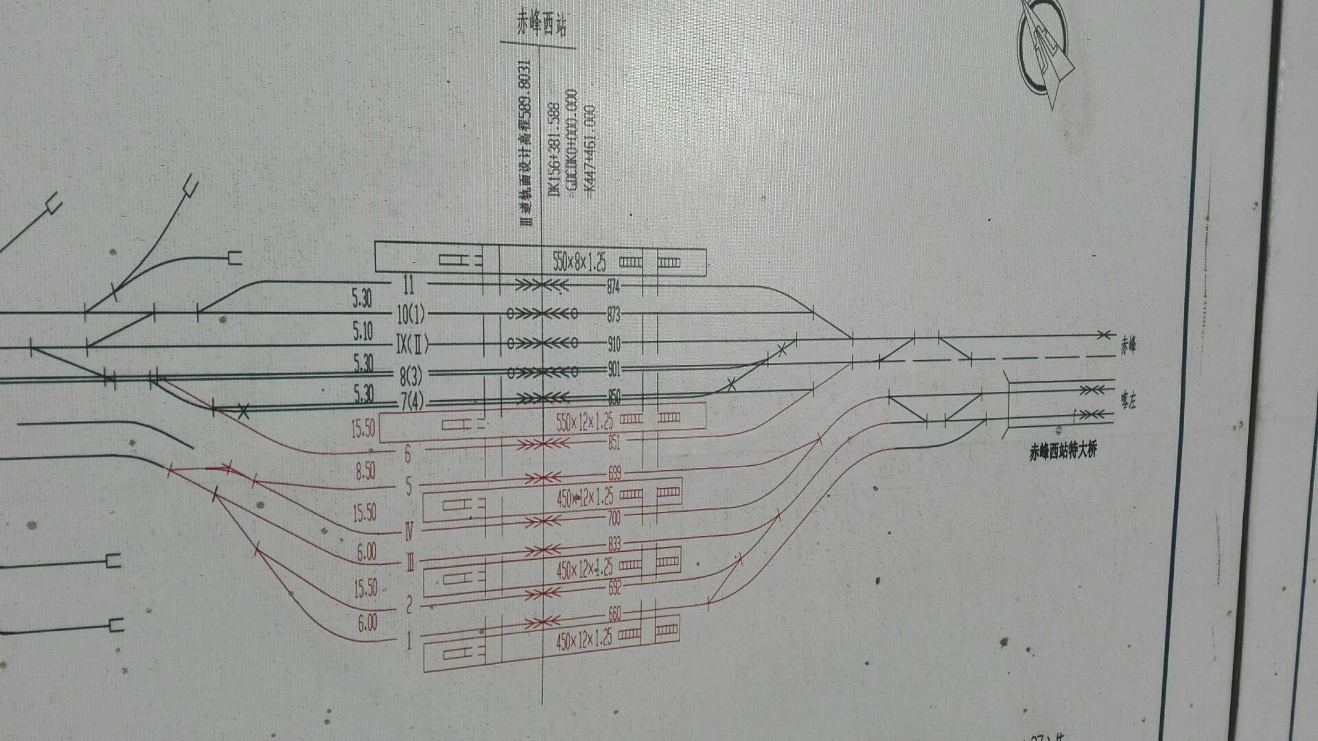 赤峰西站線路圖