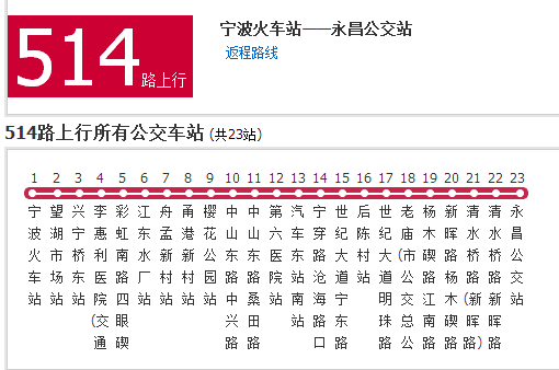 寧波公交514路