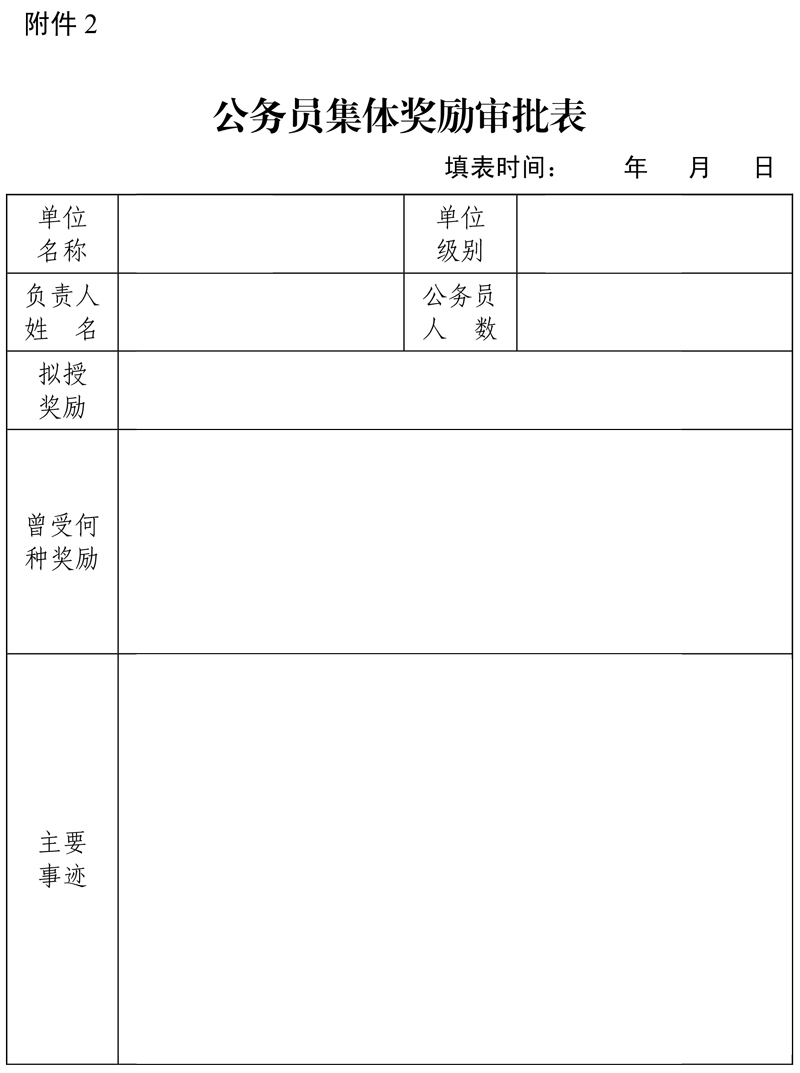 公務員獎勵規定