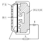 圖6 電容式送話器結構示意圖