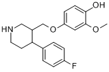 4-（4-氟苯基）-3-（4-羥基-3-甲氧基苯氧基甲基）哌啶