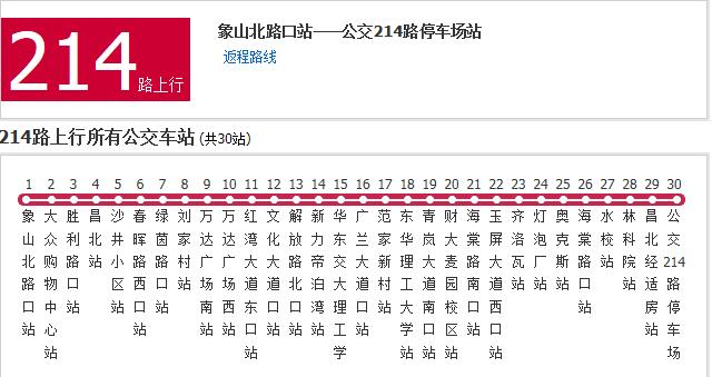 南昌公交214路