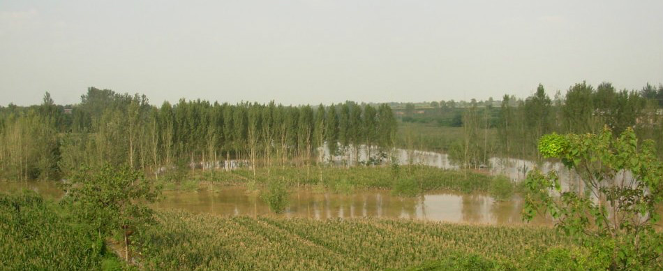 交口鎮田家村清河匯入石川河