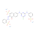 7-[[4-氯-6-[（3-磺基苯基）氨基]-1,3,5-三嗪-2-基]氨基]-4-羥基-3-[（2-磺基苯基）偶氮]-2-萘磺酸三鈉鹽