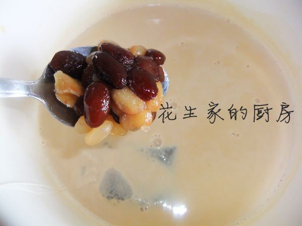 焦糖蜜豆奶茶