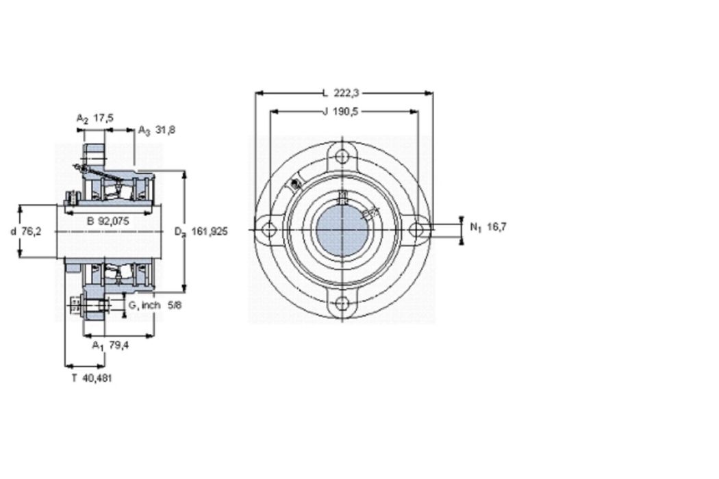 SKF FYRP3H-3軸承