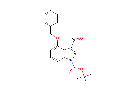 4-苄氧基-3-甲醯基吲哚-1-羧酸叔丁酯